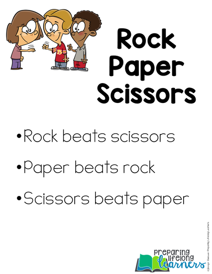The Legend of Rock Paper Scissors Activities